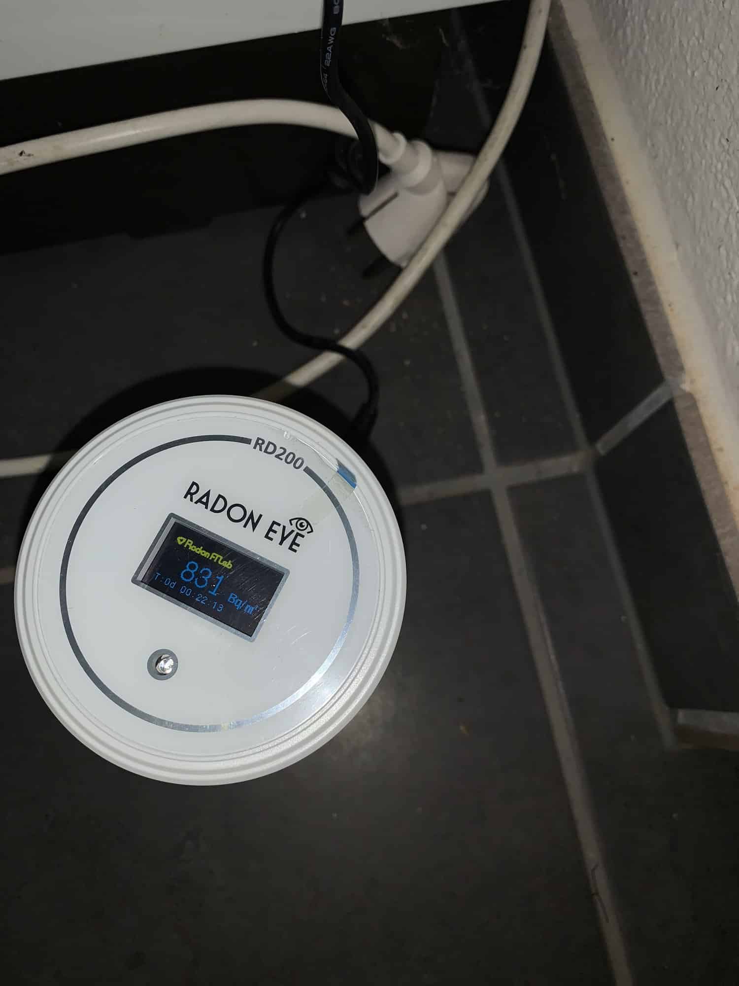 Radonmessung im Erdgeschoss mit dem RadonEye