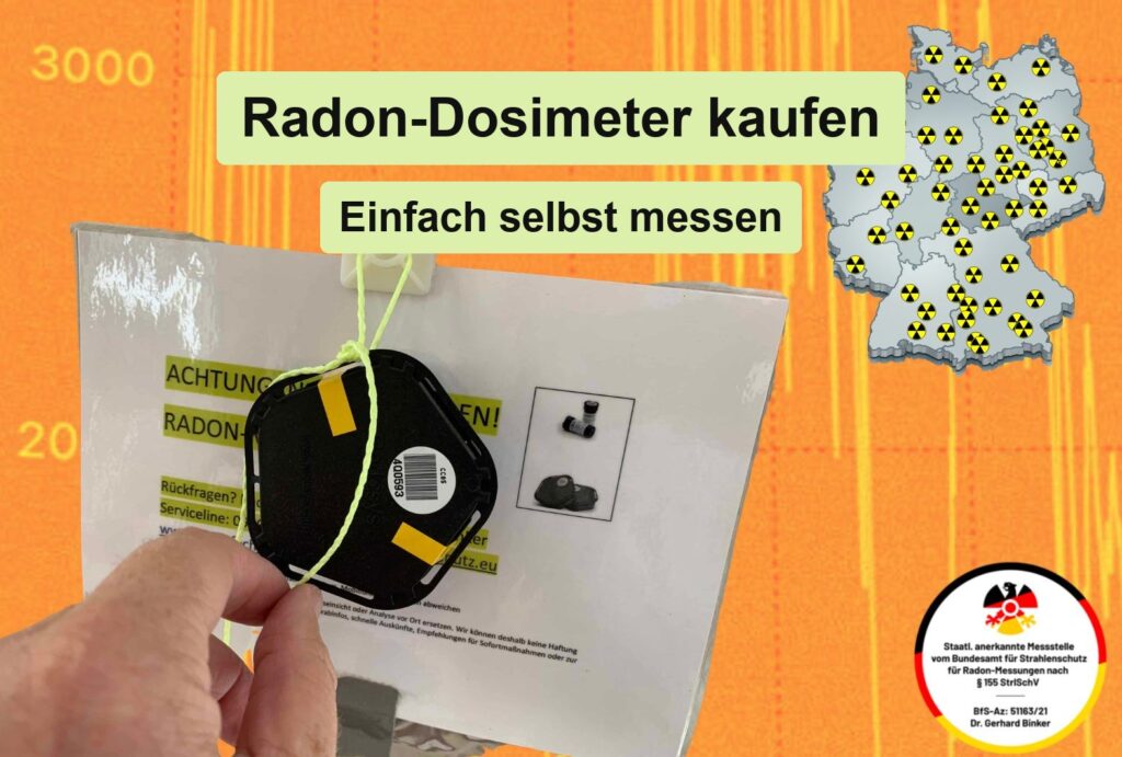 Radon-Dosimeter kaufen – einfach selbst messen