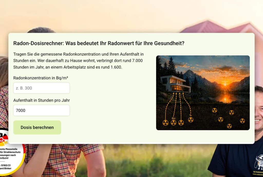 Radon-Dosisrechner: Was bedeutet Ihr Radonwert für Ihre Gesundheit?
