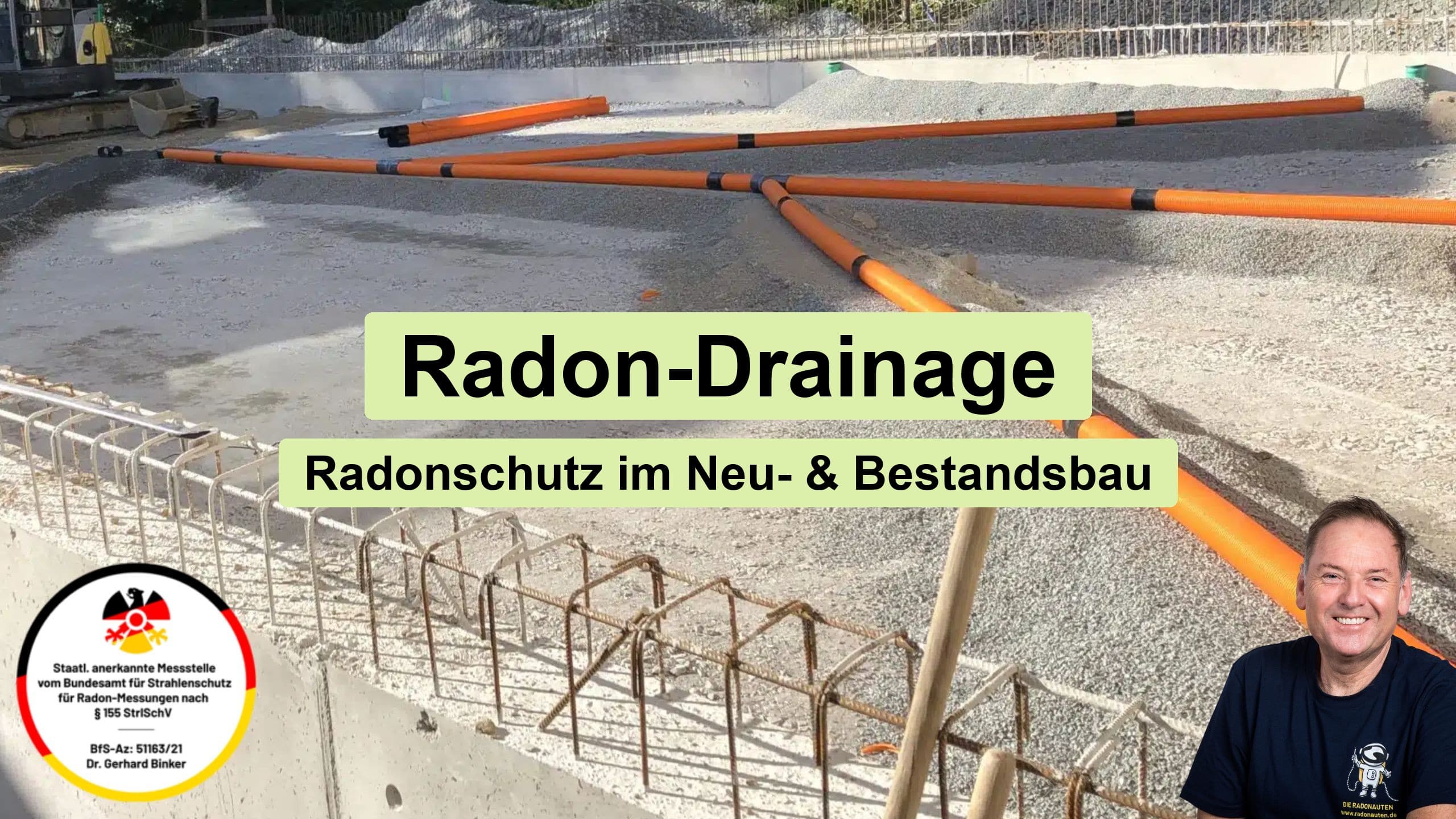Radon-Drainage: Radonschutz im Neu- & Bestandsbau