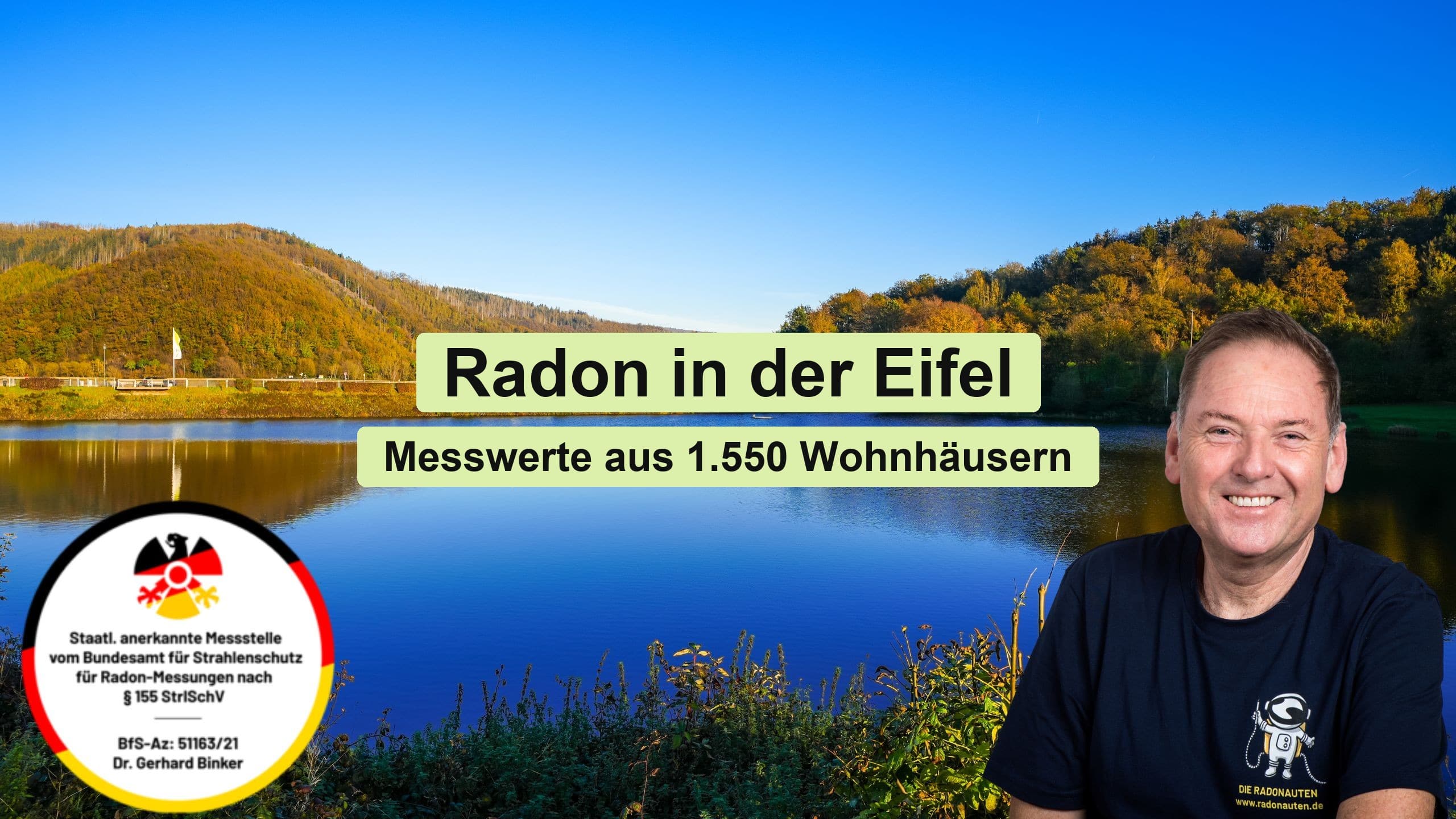 Rursee bei Simmerath in der Eifel: Messwerte aus 1.550 Wohnhäusern