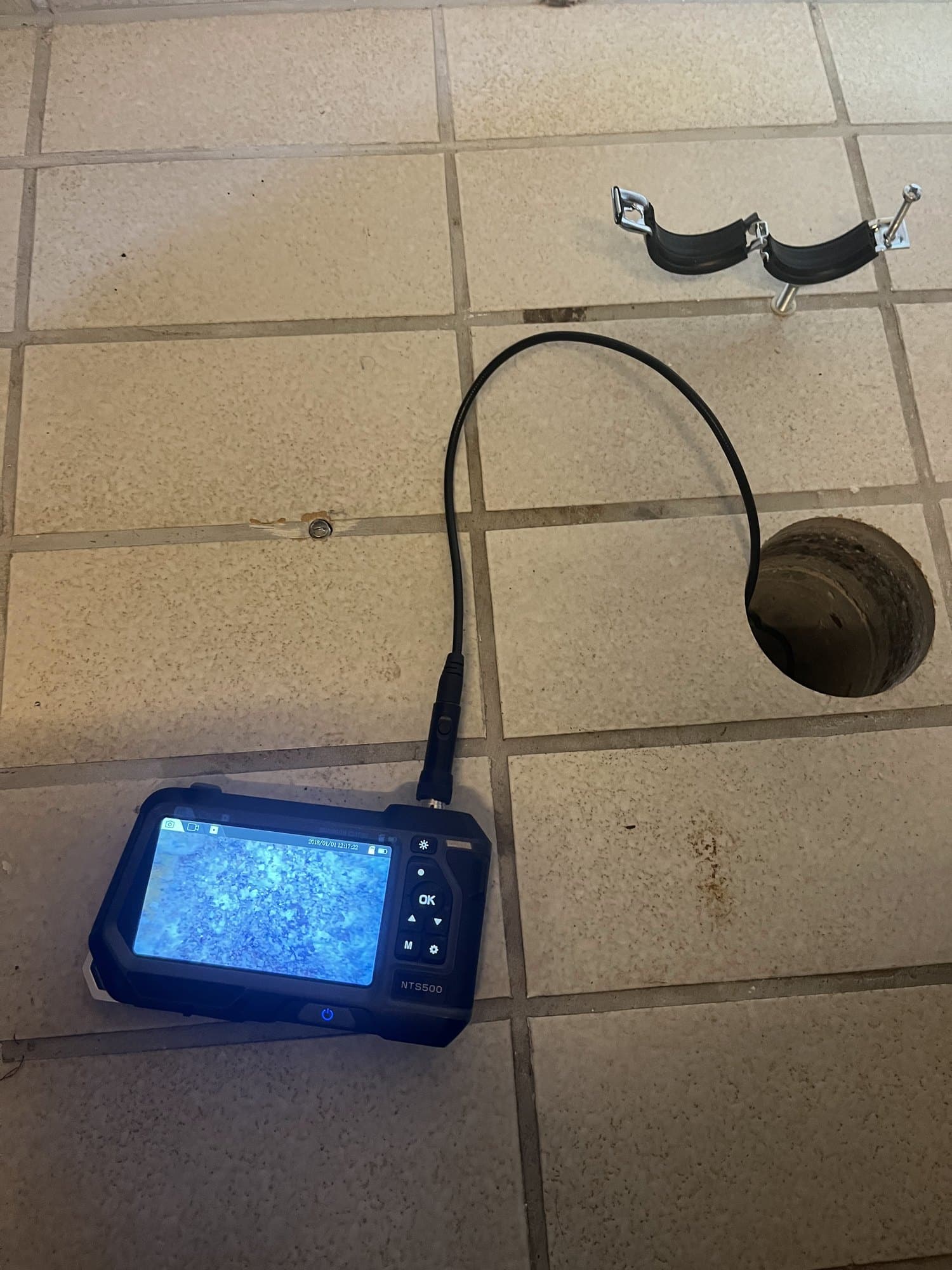 Videoinspektion im Kernbohrloch
