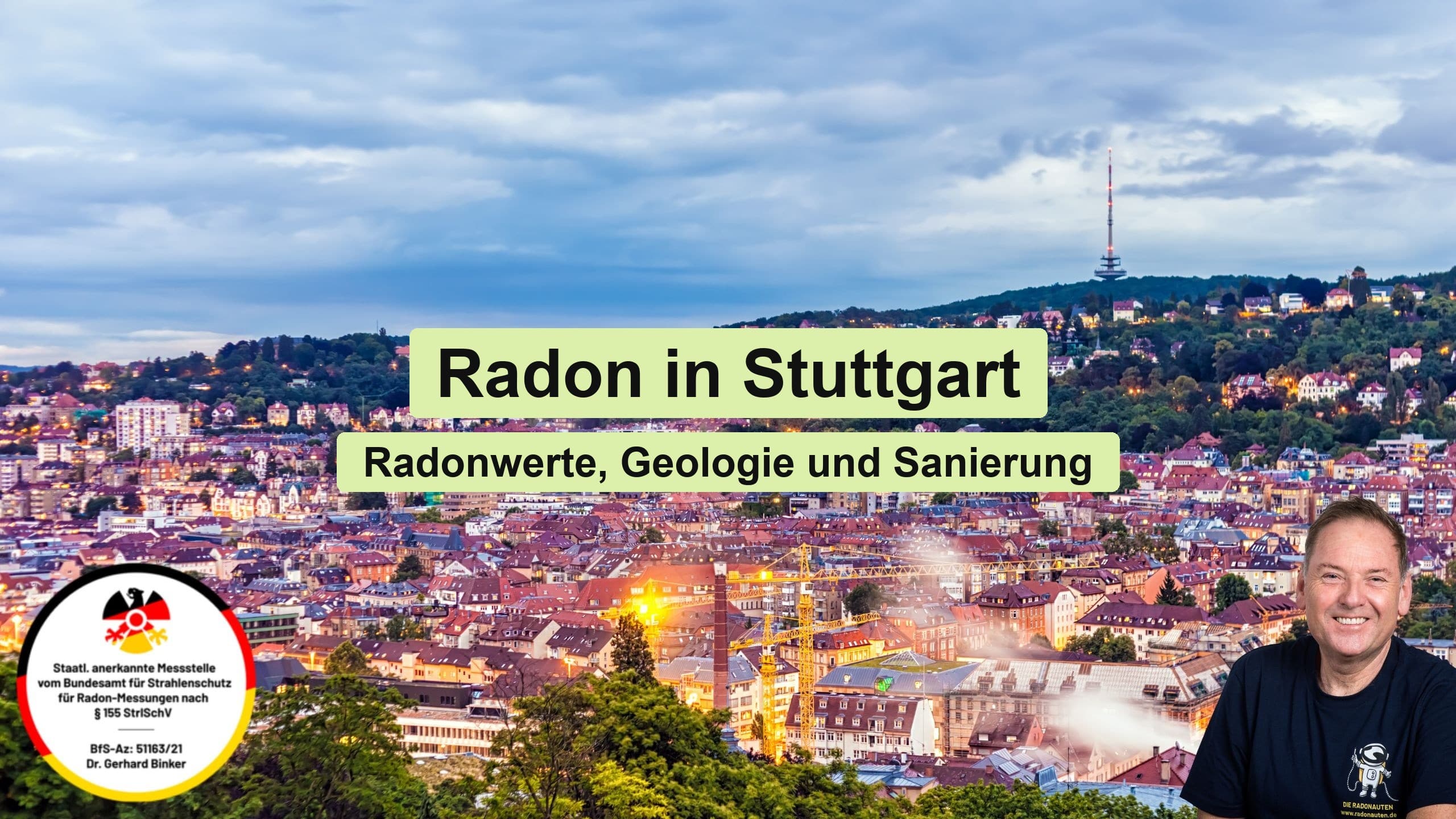 Radon in Stuttgart: Radonwerte, Geologie und Sanierung