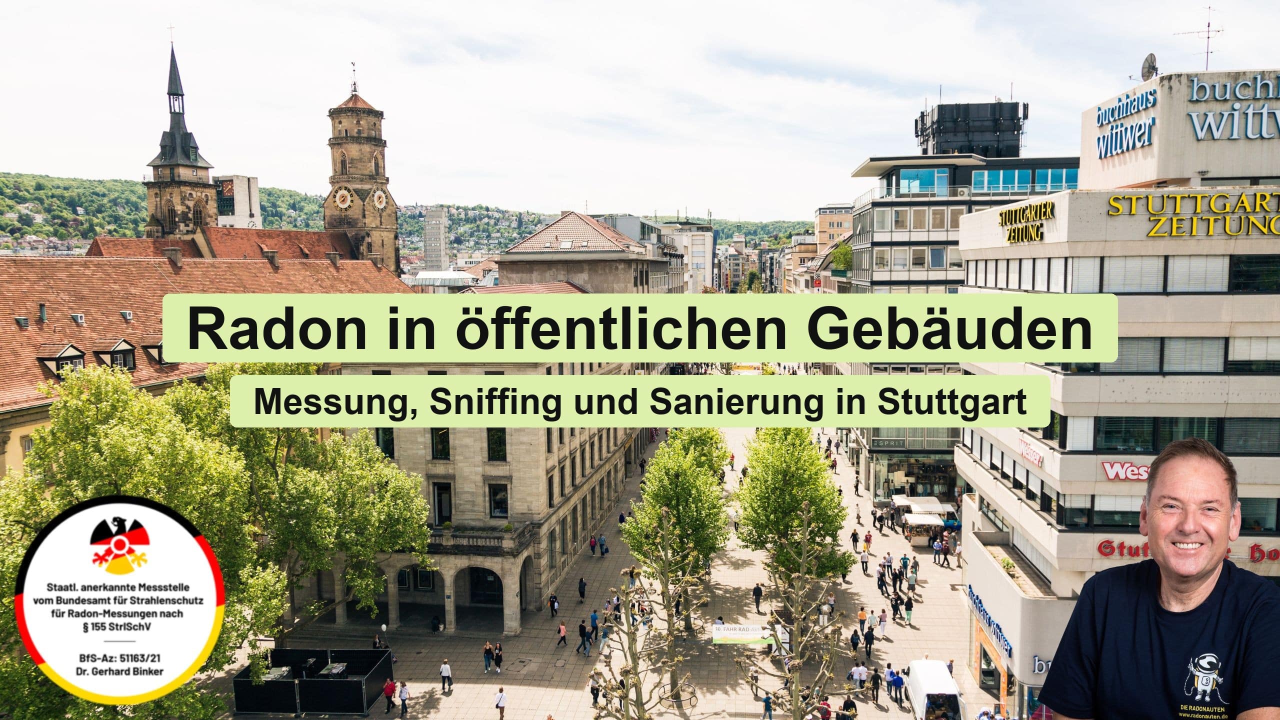 Radon in öffentlichen Gebäuden: Messung, Sniffing und Sanierung in Stuttgart