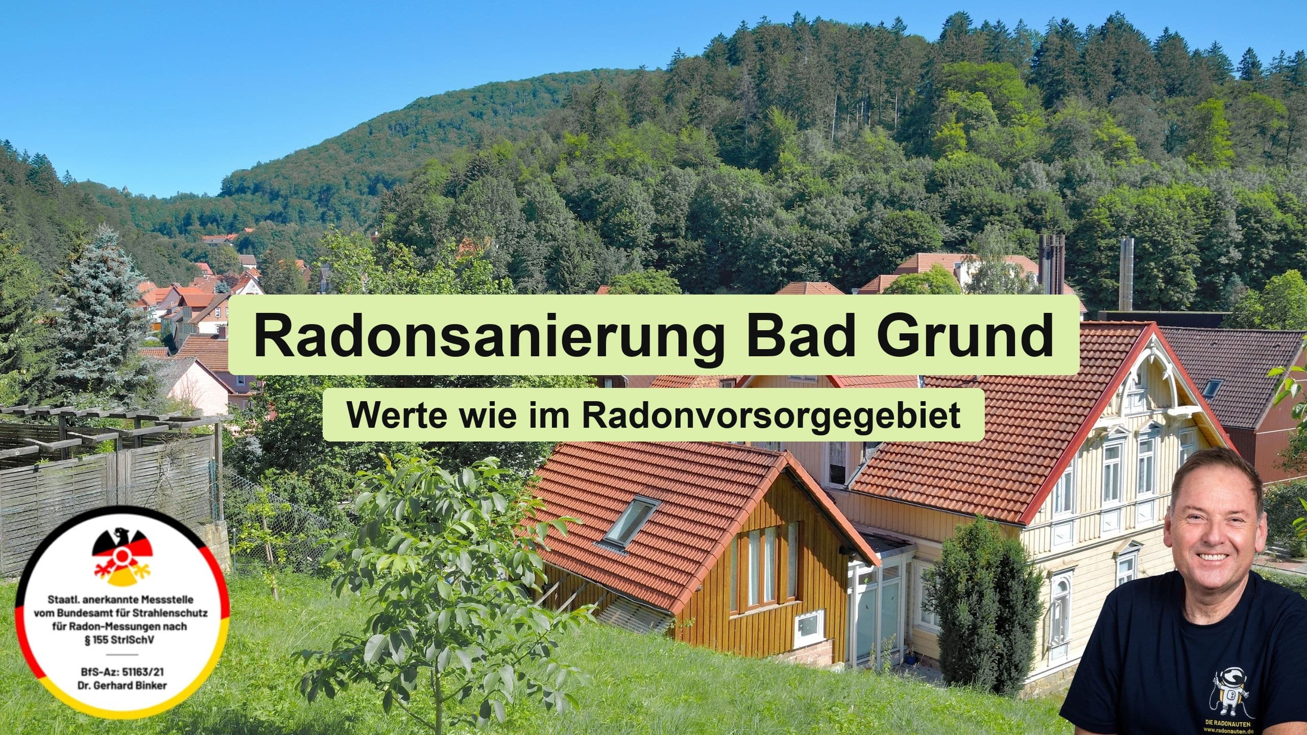 Radonsanierung Bad Grund: Werte wie im Radonvorsorgegebiet